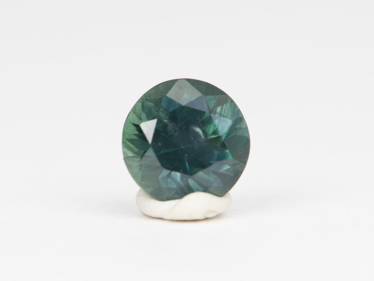 1.09ct Round Shape Montana Sapphire 5.9*4.1mm PS600 Aurora Designer