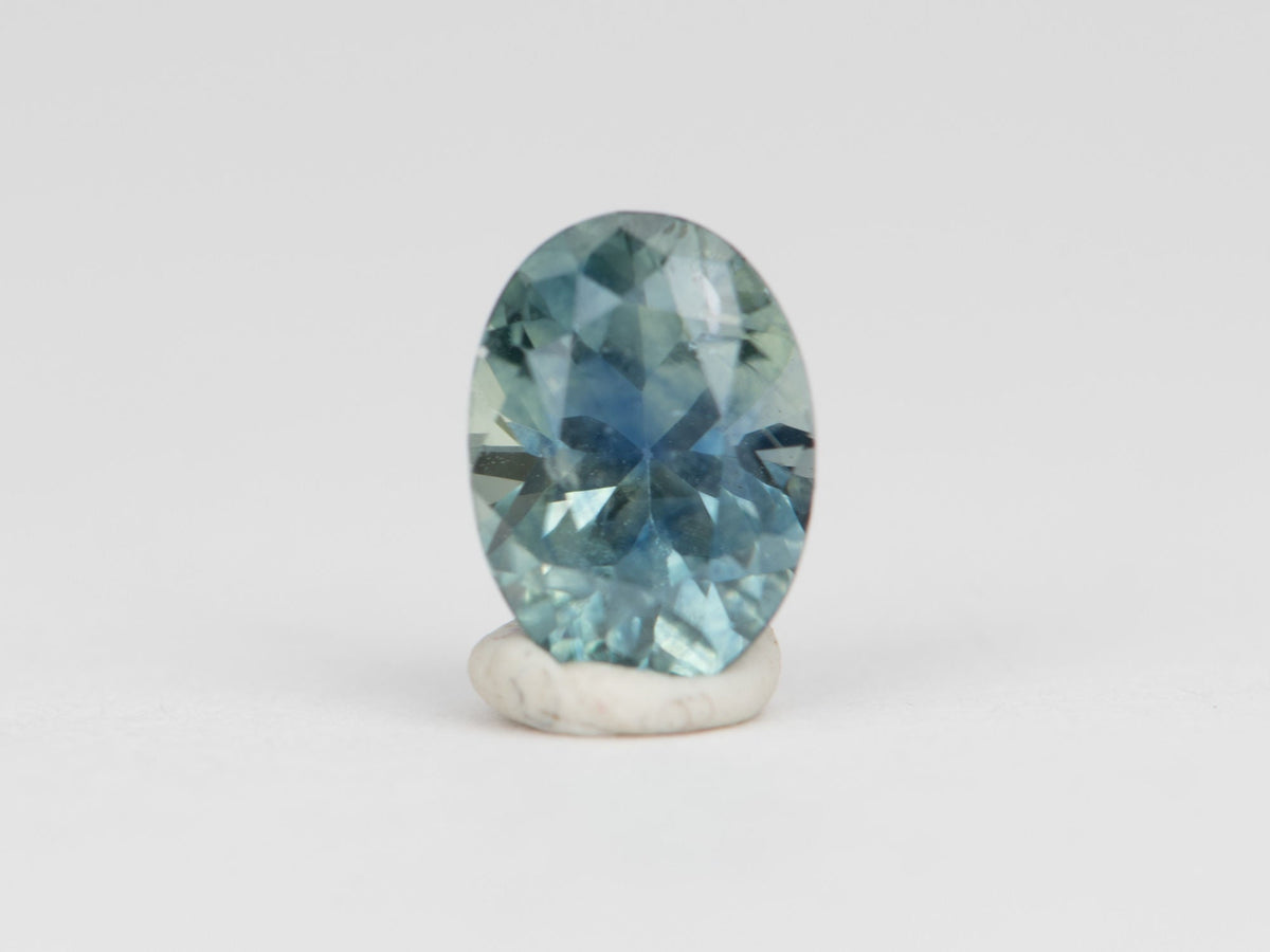 1.01ct Oval Shape Montana Sapphire 6.8*5.0*3.9mm PS607 Aurora Designer
