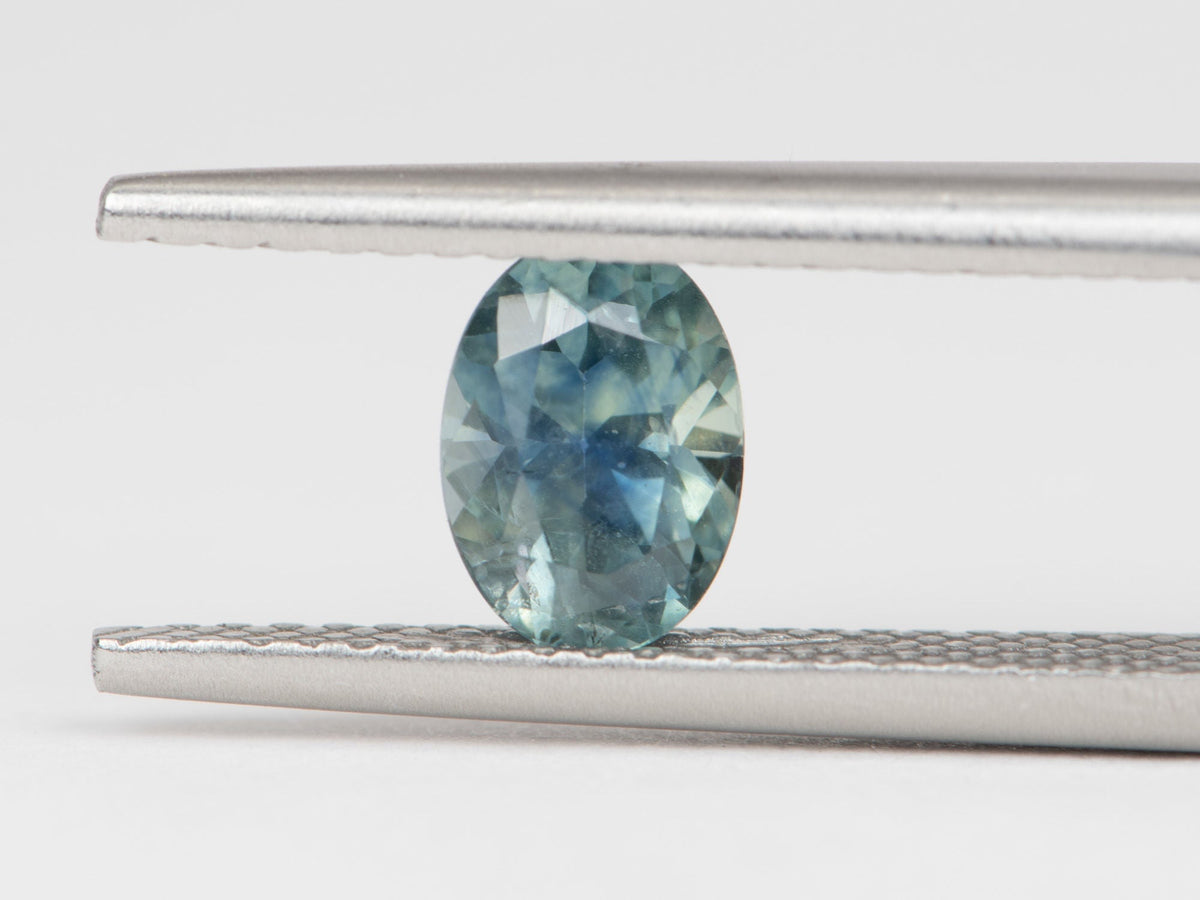 1.01ct Oval Shape Montana Sapphire 6.8*5.0*3.9mm PS607 Aurora Designer