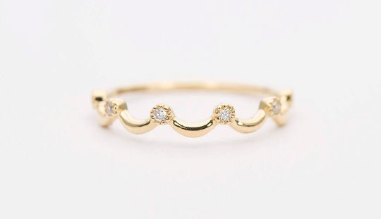 Custom Listing for Judith*** AD1262 18K Gold Full Eternity Jo Dane