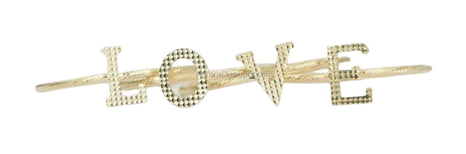 Dainty Textured 18K Gold Ring Letters Alphabets Initials Personalized Birthday Gift for Her AD1537 Aurora Designer