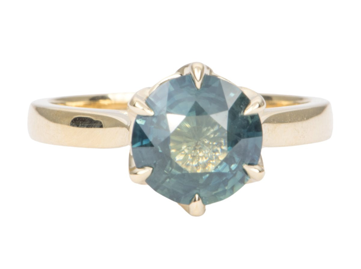 Aurora Designer Ring Style 6-Prong Tulip Basket Solitaire