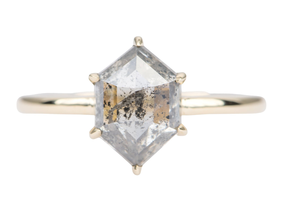 Ring Style - Prong Set Low Profile Setting for Rose Cut Center Stone AD1686C Aurora Designer