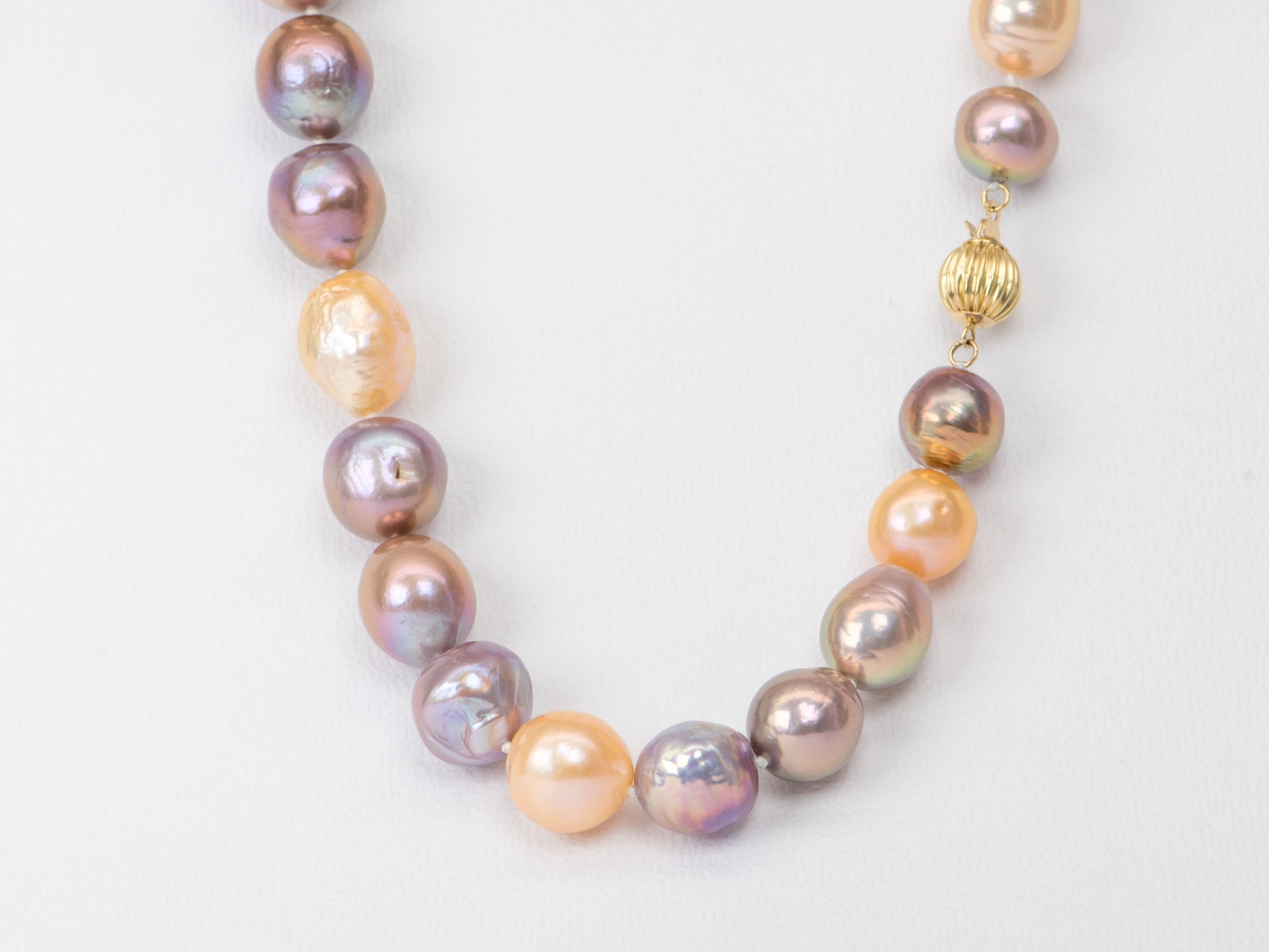 Multi colour pearl necklace - Rocks and Clocks