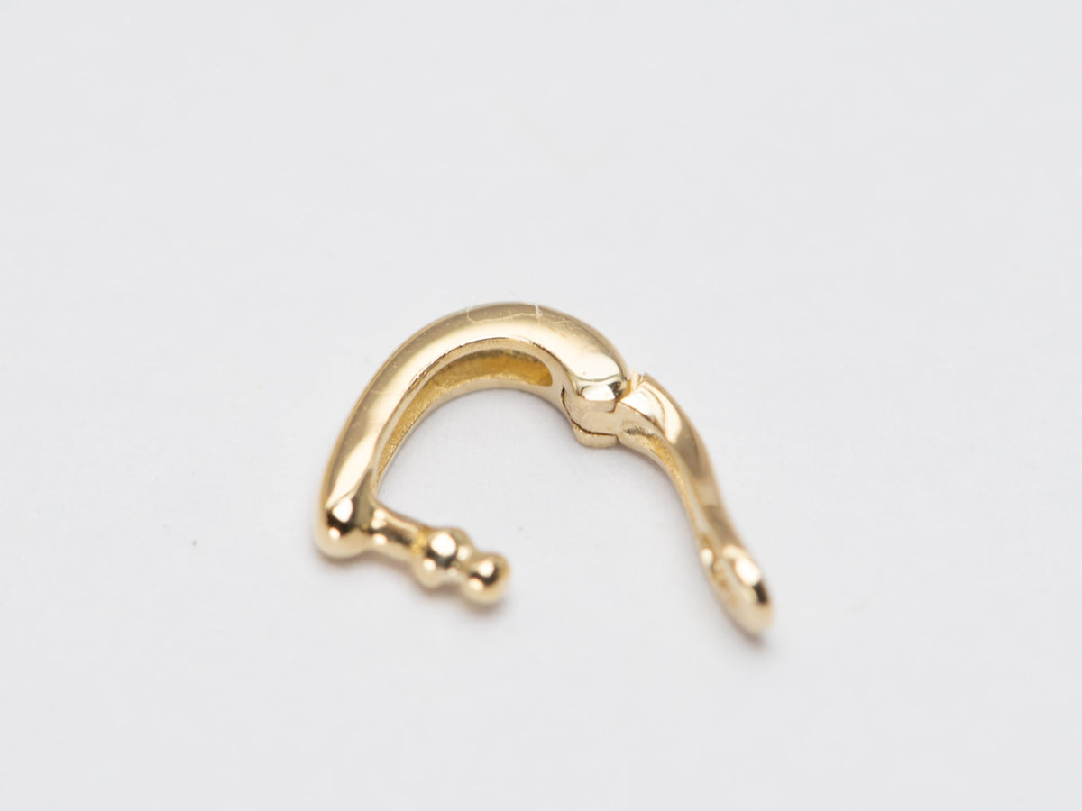 Small Charm Enhancer 7x5mm 14K Gold Clip-On Bail M4023 Aurora Designer