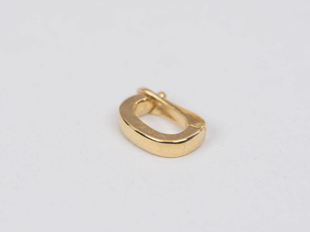 Small Charm Enhancer 7x5mm 14K Gold Clip-On Bail M4023 Aurora Designer
