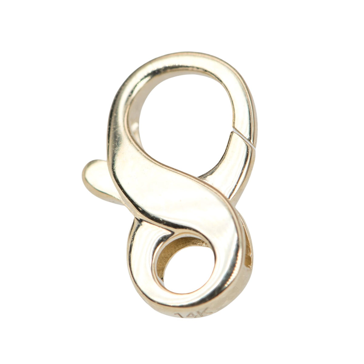 12x7mm Figure 8 Clasp Solid 14K Gold M4024 Aurora Designer