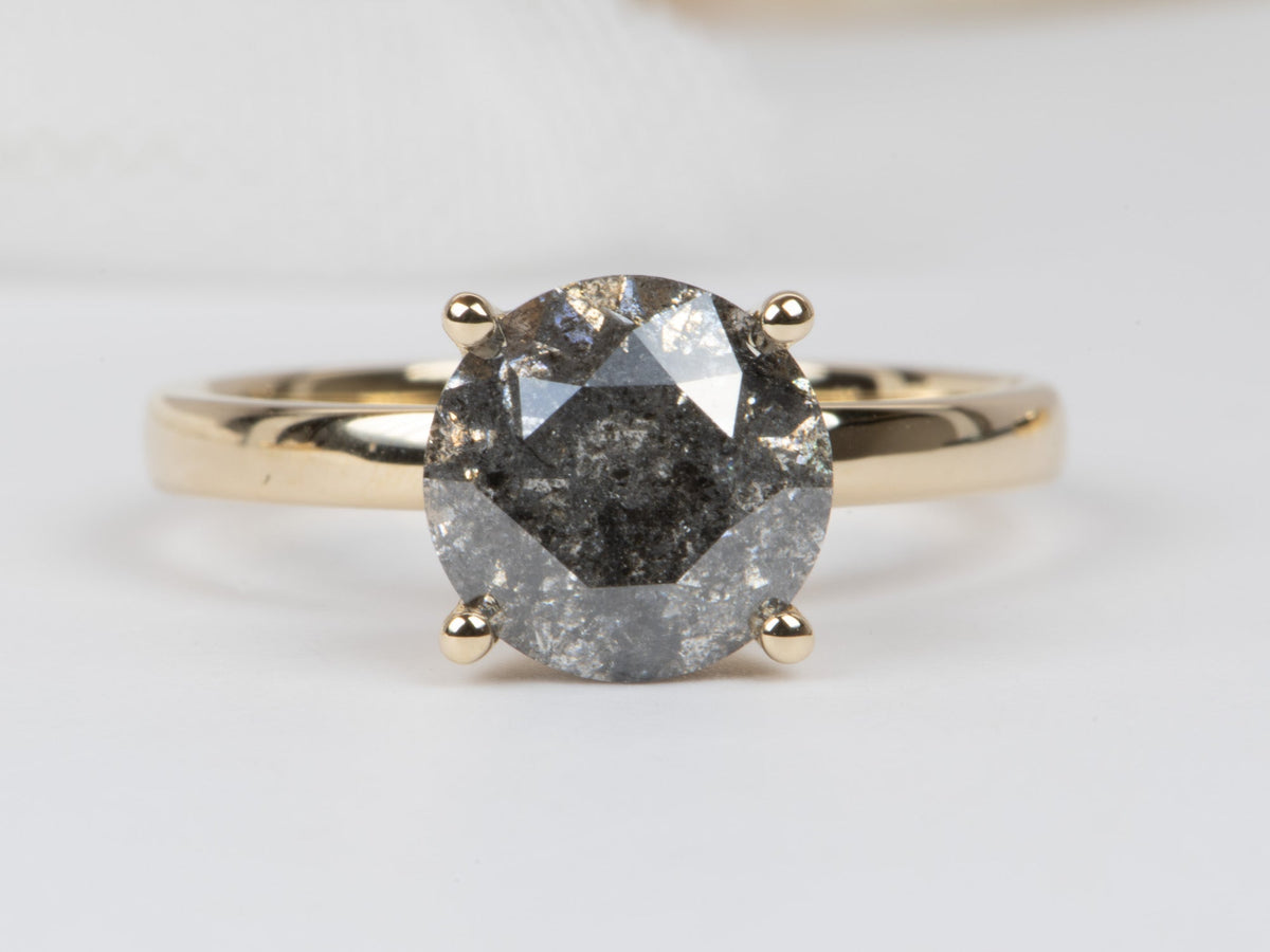 Ring Style - Hidden Halo Solitaire Ring Setting for Any Shape Stone M6005C Aurora Designer