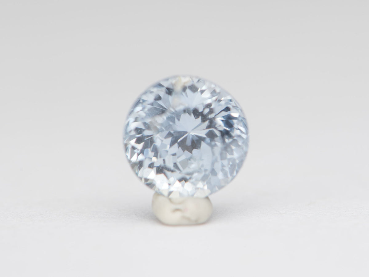 0.95ct Round Shape Montana Sapphire 5.4*3.9mm PS537 Aurora Designer