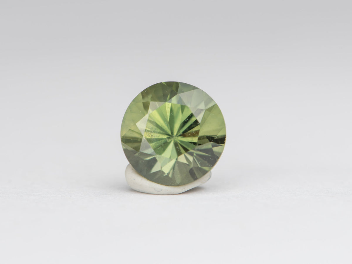 0.73ct Round Shape Montana Sapphire 5.1*3.8mm PS542 Aurora Designer