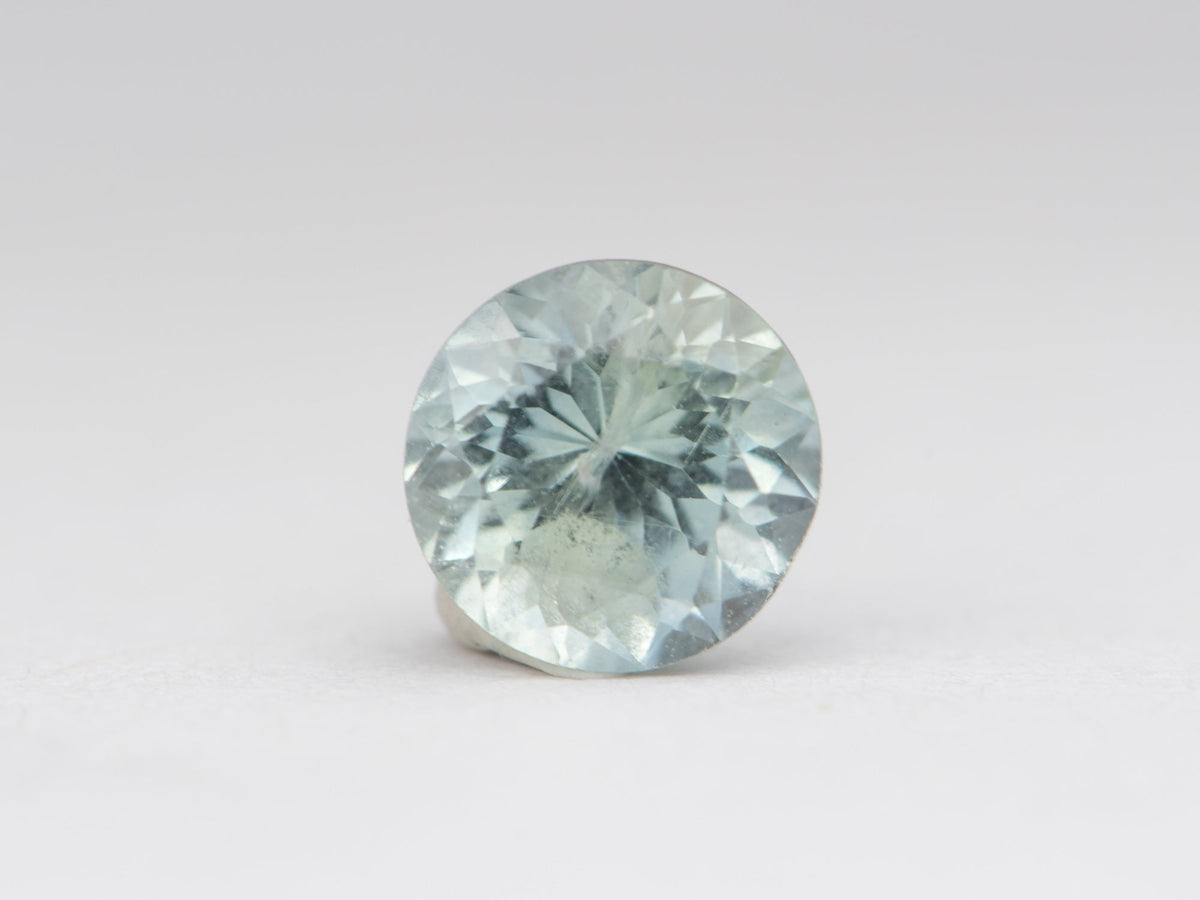 0.67ct Round Shape Montana Sapphire 5.1*3.4mm PS545 Aurora Designer
