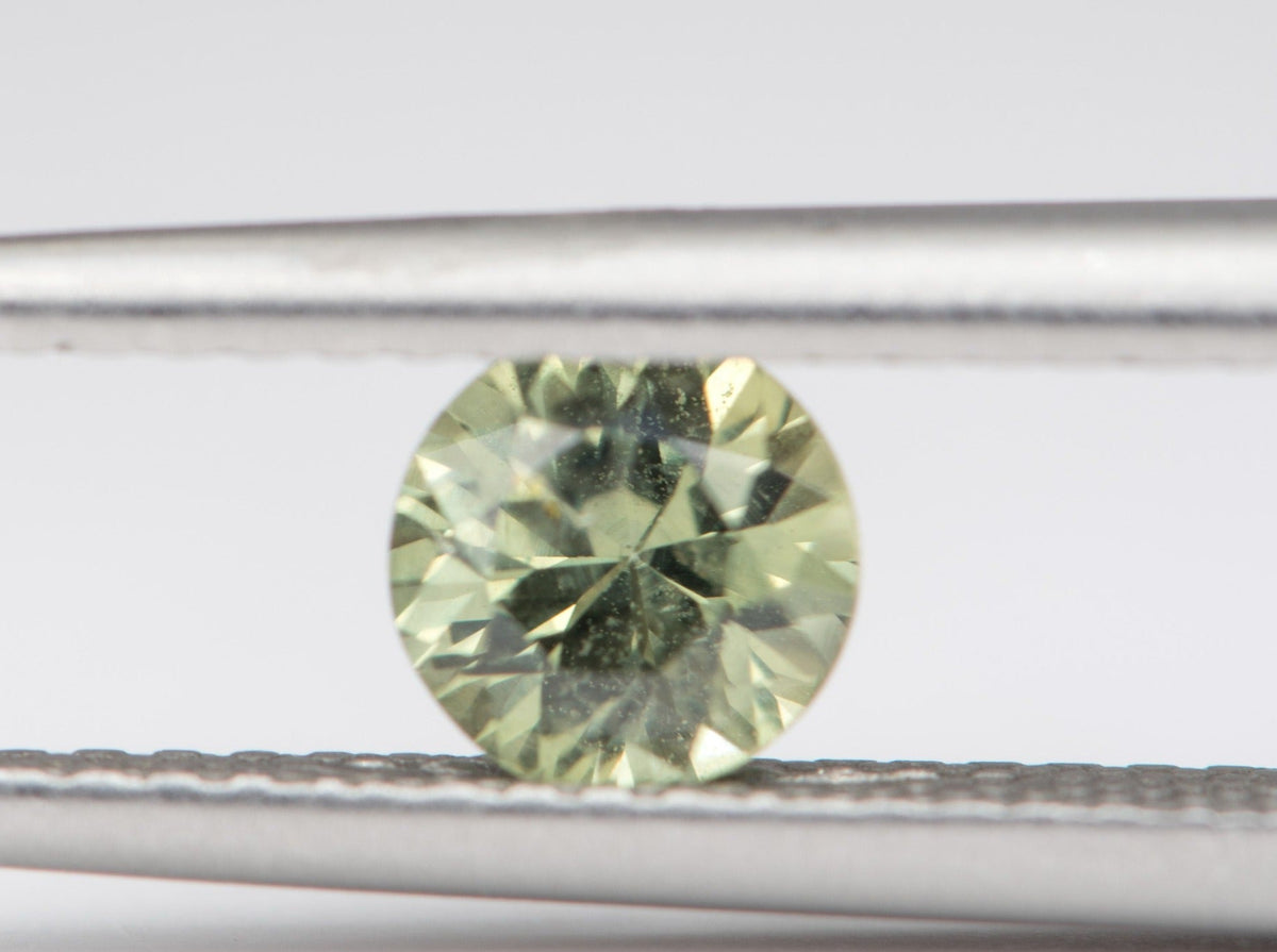 0.66ct Round Shape Montana Sapphire mm PS546 Aurora Designer
