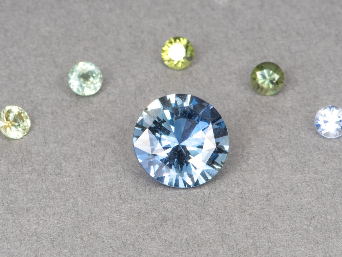 10.48ct Round Shape GIA-Certified Natural Sapphire 14.12-14.41*7.73mm PS578 Aurora Designer