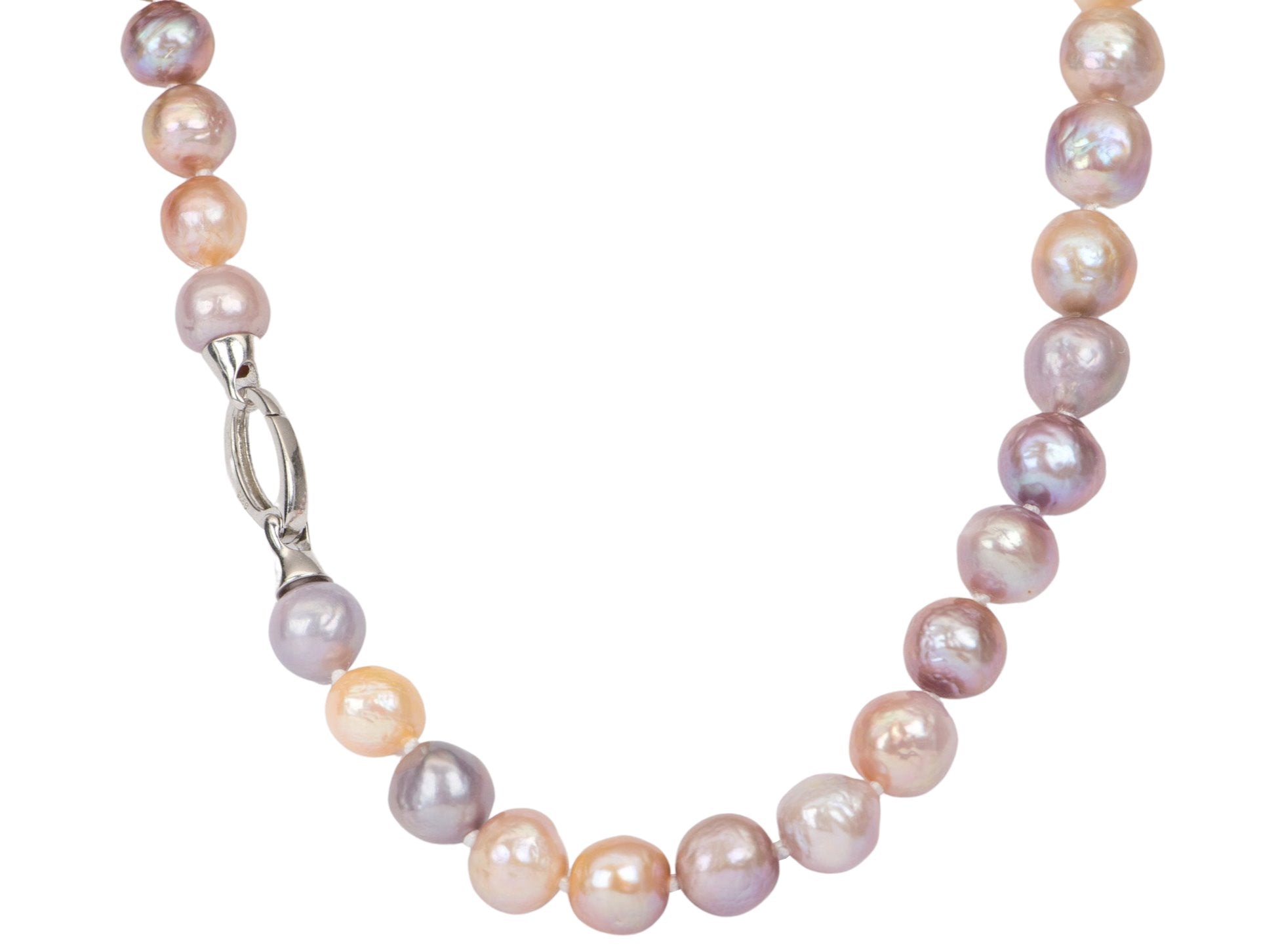 Beautiful 4 Line Freshwater Lavender Pearl Choker Necklace Set – Mangatrai  Gems & Jewels Pvt Ltd