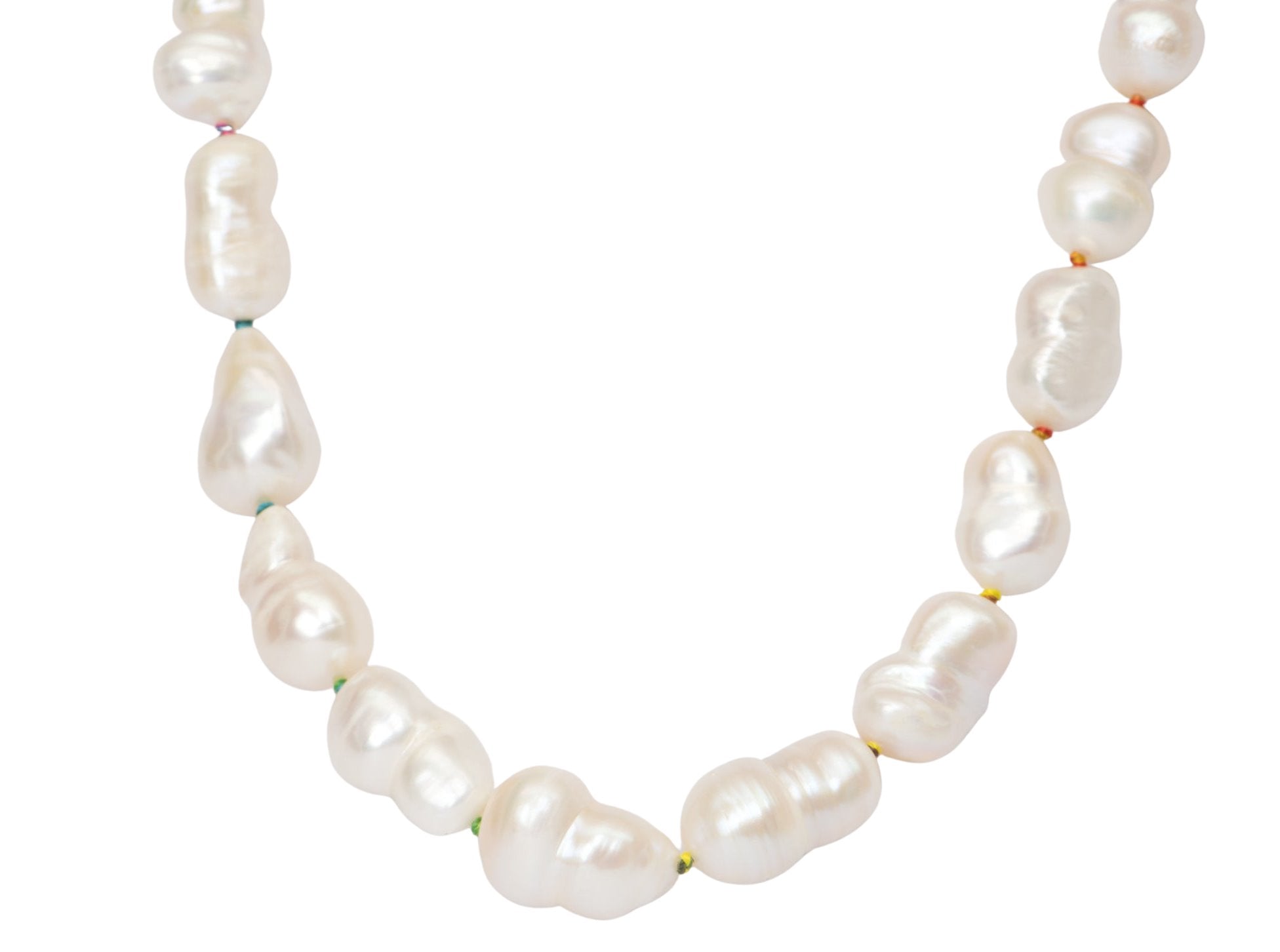 ☆新品　道枝 駿佑 着用モデル Baroque Perl Multi Choke Rose Gold Ivory Baroque Pearl Mystic Moonstone Long Sautoir