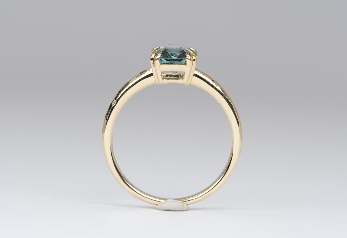 Ring Style - Double Prong Solitaire Low Basket Setting for Regular Cut Center Stone R6076C Aurora Designer