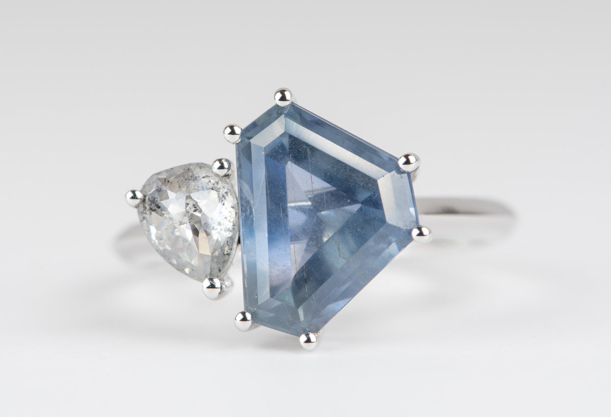 Ring Style - You and Me (Toi Et Moi) Ring Setting for Two Stones R6114C Aurora Designer