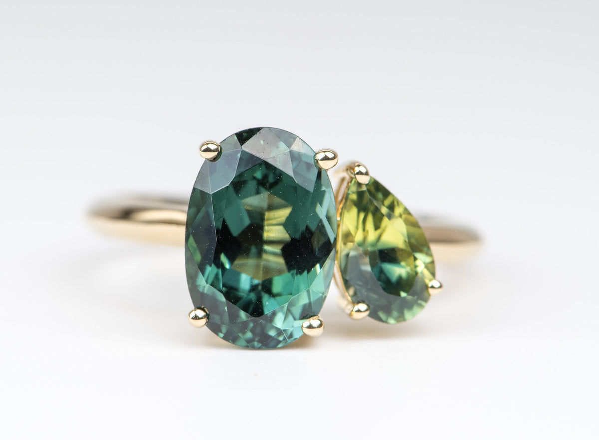 Ring Style - You and Me (Toi Et Moi) Ring Setting for Two Stones R6114C Aurora Designer