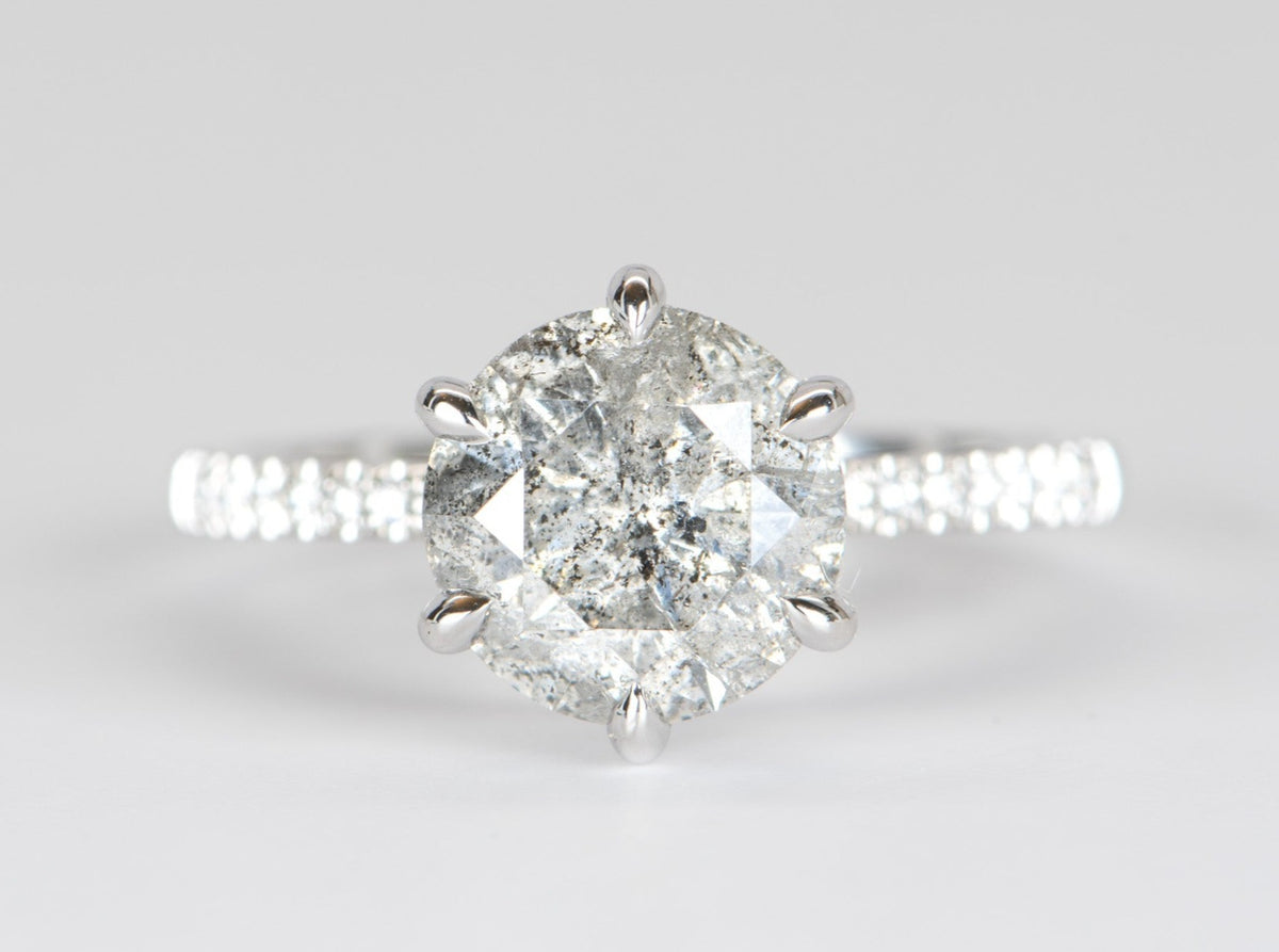 Ring Style - Hidden Halo Solitaire Ring Setting for Any Shape Stone M6005C Aurora Designer