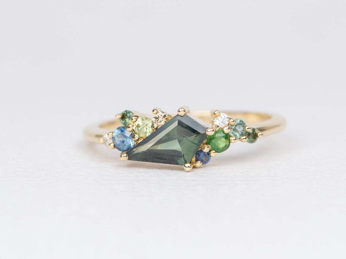 Custom Listing for Ann*** PS140 Custom Cluster Ring Aurora Designer