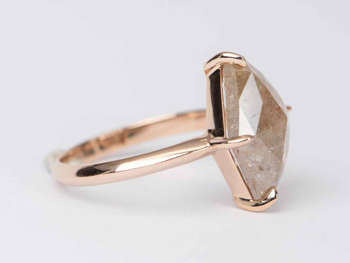 6.28ct Statement Koi Fish Diamond Ring 14K Rose Gold R6414 Aurora Designer