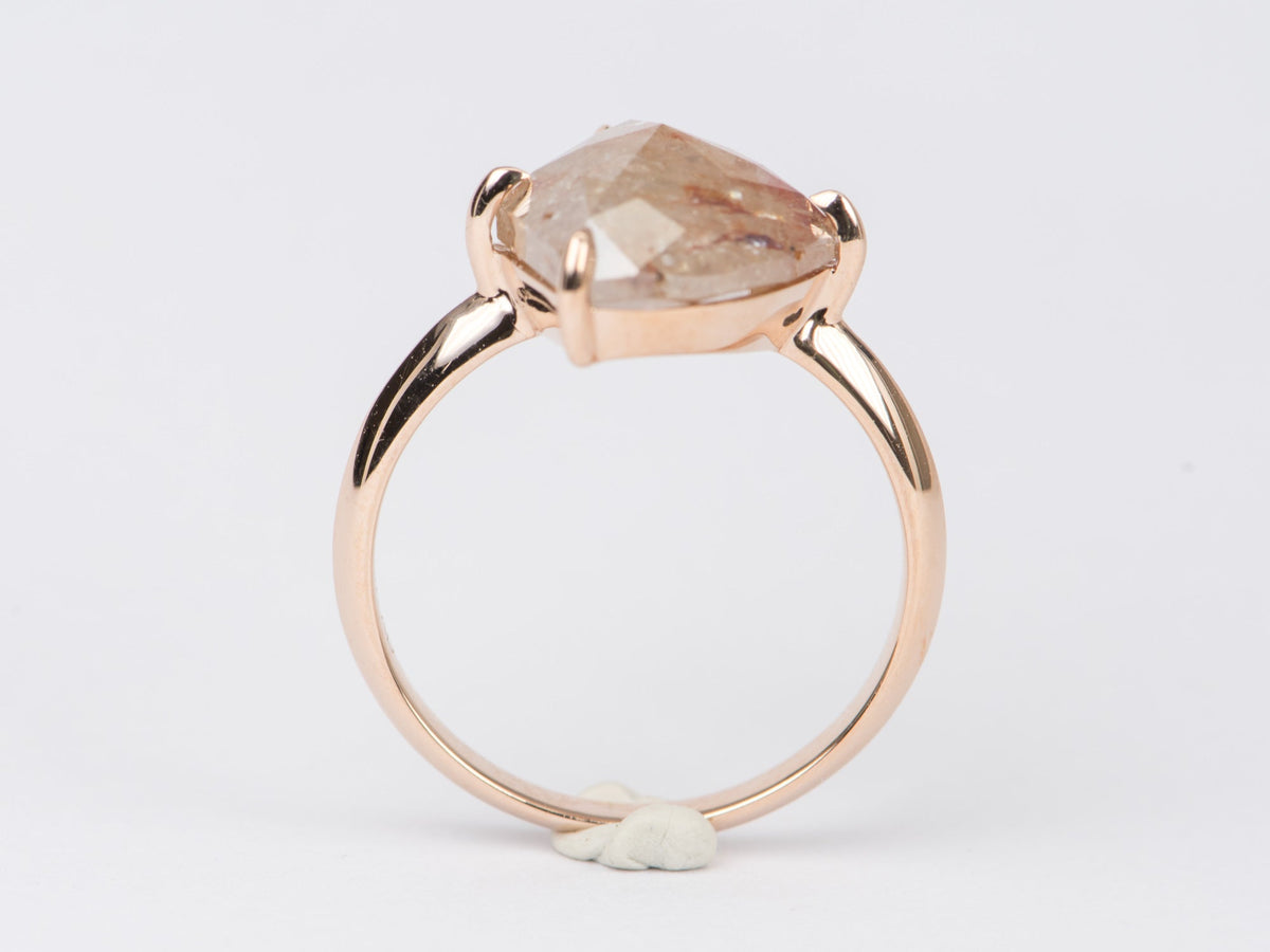 6.28ct Statement Koi Fish Diamond Ring 14K Rose Gold R6414 Aurora Designer