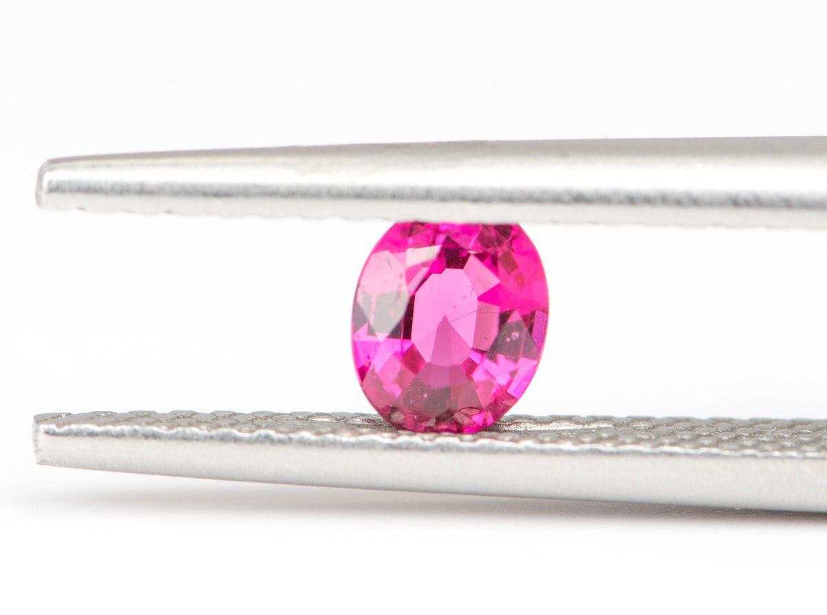 0.42 Oval shape Spinel 5.1*4.1*2.4mm SP121 Aurora Designer