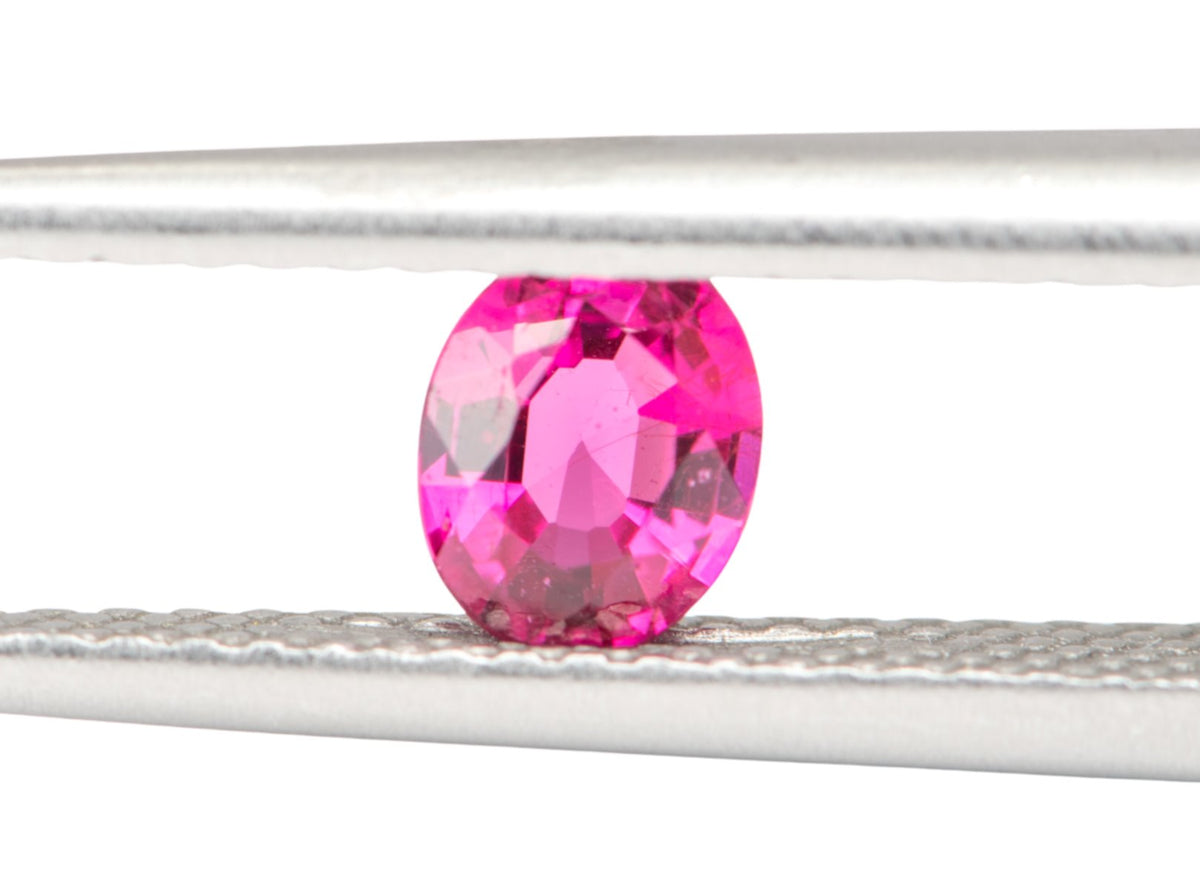 0.42 Oval shape Spinel 5.1*4.1*2.4mm SP121 Aurora Designer