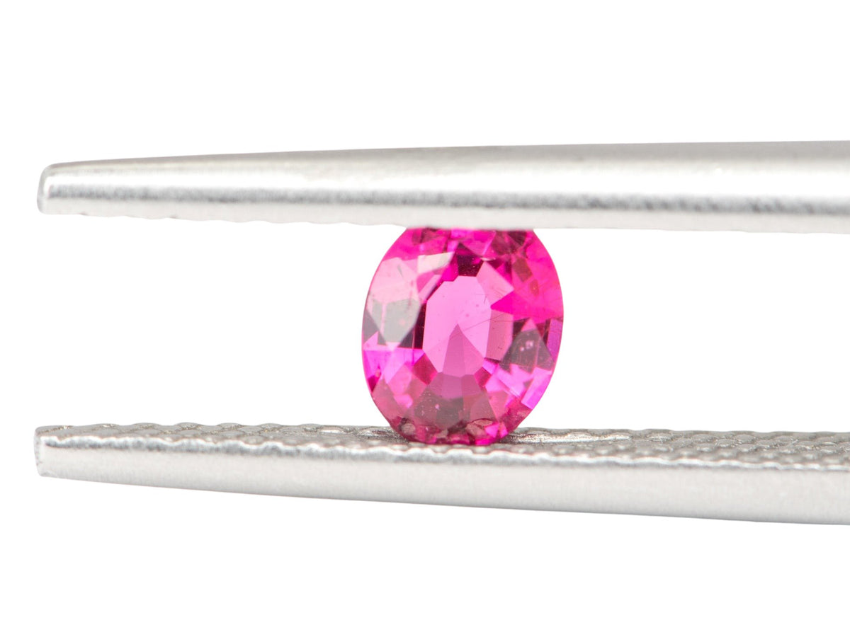 0.42 Oval shape Spinel 5.1*4.1*2.4mm SP121 Aurora Designer