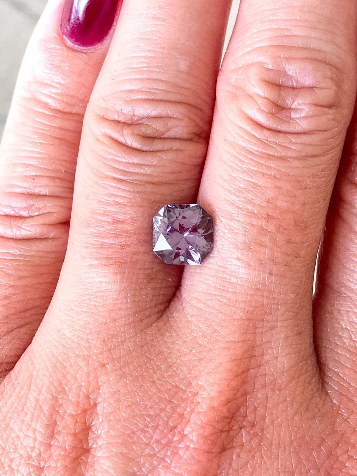 2.40ct Geometric Shape Spinel 8.0*7.9*5.1mm SP187 Aurora Designer