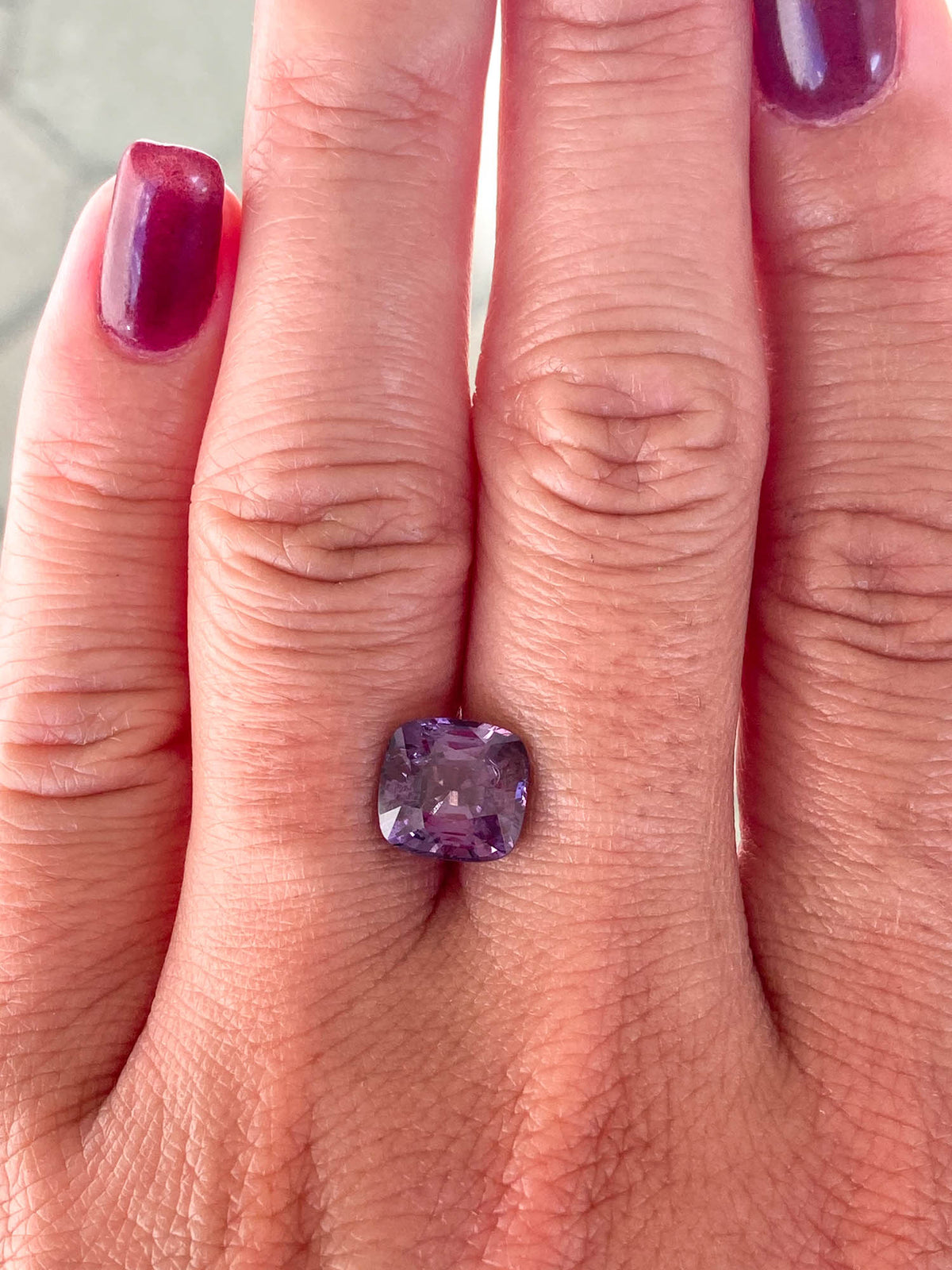 3.44ct Square Shape Spinel, 9.0*8.6*5.5mm SP80 Aurora Designer