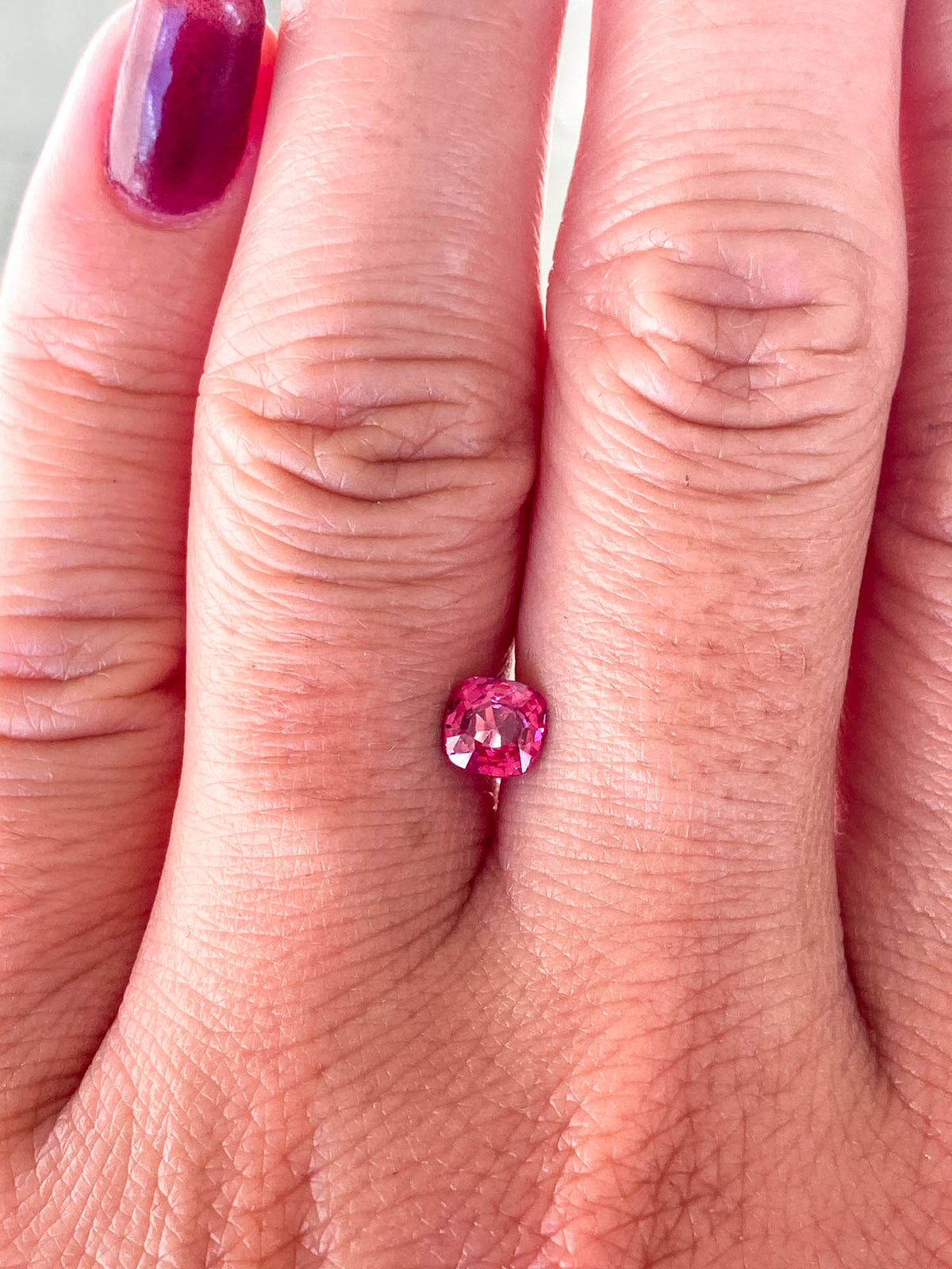 0.76ct Square Shape Spinel, 5.1*5.1*3.3mm SP95 Aurora Designer