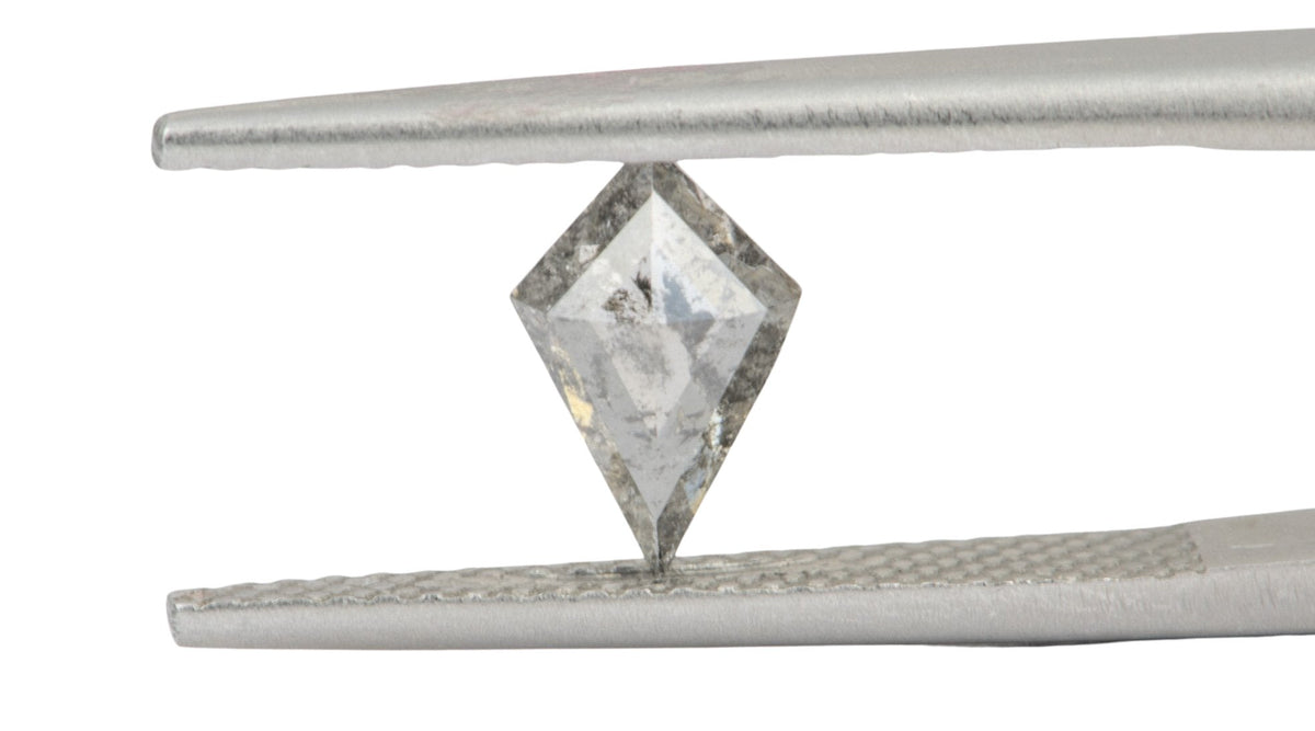 0.50ct Kite Shape Salt and Pepper Diamond, 8.4*5.5*2.0mm SPG79 Aurora Designer