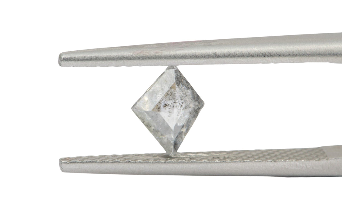 0.40ct Kite Shape Salt and Pepper Diamond, 7.1*5.4*1.9mm SPG98 Aurora Designer