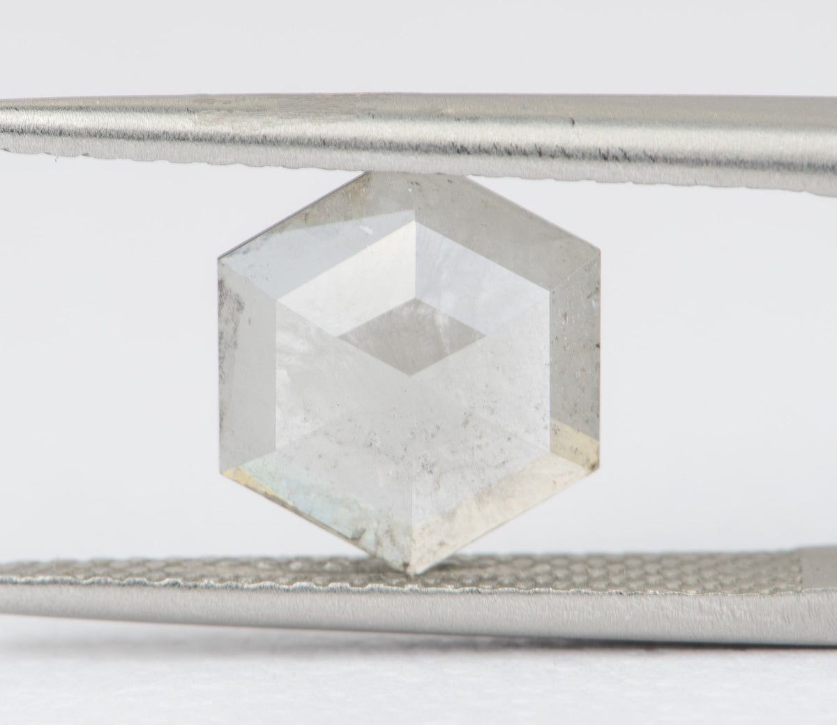 1.74ct Hexagon Shape Salt and Pepper Diamond, 10.1*8.7*2.6mm SPH189 Aurora Designer