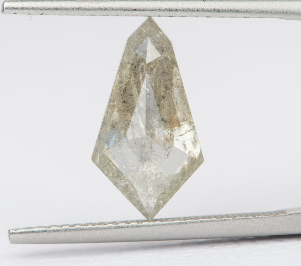 3.23ct Hexagon Shape Salt and Pepper Diamond 14.3*7.8*4.6mm SPH204 Aurora Designer