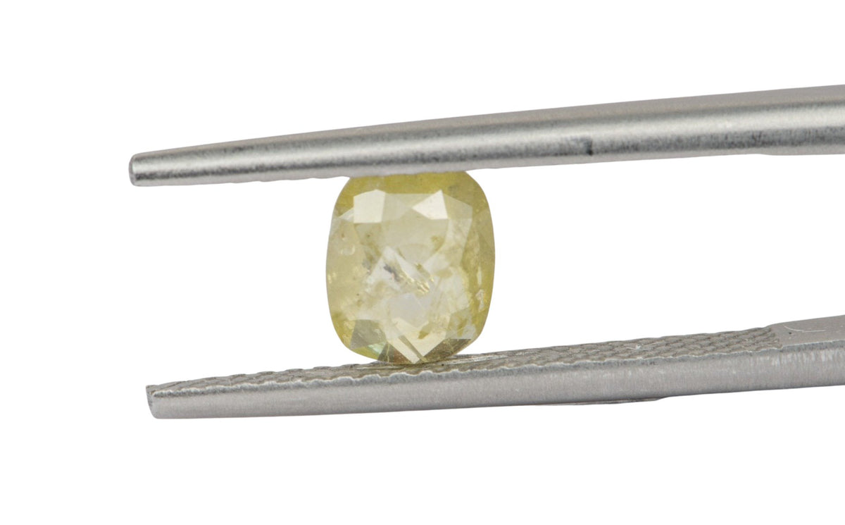 0.57ct Oval Shape Salt and Pepper Rosecut Diamond, 6.2*5.1*1.9mm SPS10 Aurora Designer