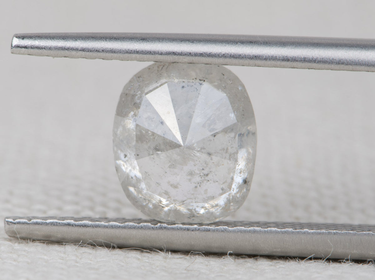 2.34ct Square Shape Salt and Pepper Diamond 8.4*7.3*4.2mm SPS138 Aurora Designer