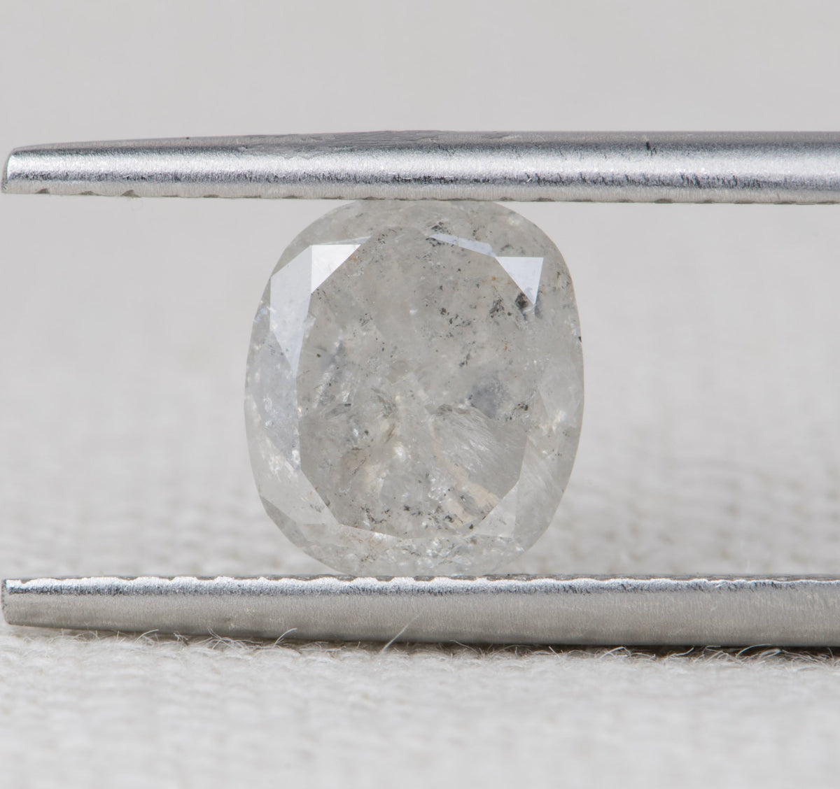 2.34ct Square Shape Salt and Pepper Diamond 8.4*7.3*4.2mm SPS138 Aurora Designer