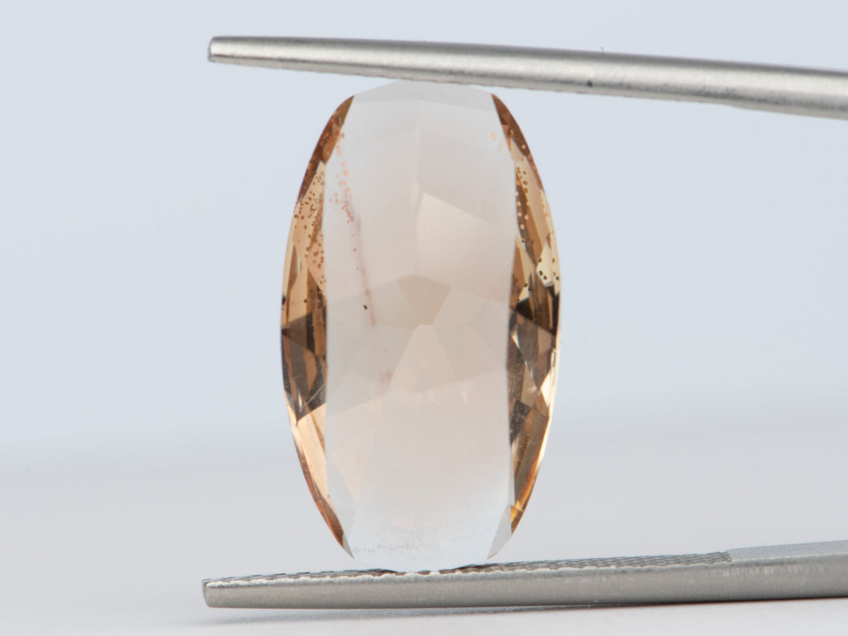 6.1ct Oval Shape Oregon Sunstone 17.8*10.1*5.9mm SU105 Aurora Designer