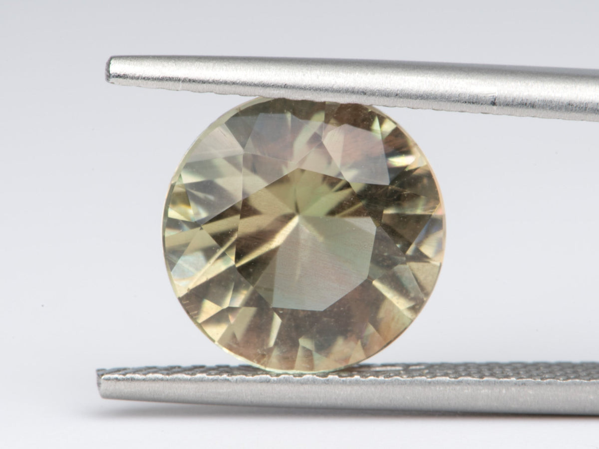 3.19ct Round Shape Oregon Sunstone 10.1*6.3mm SU115 Aurora Designer