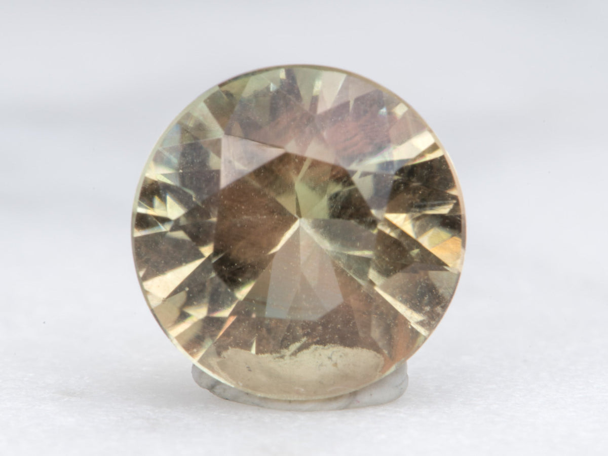 3.19ct Round Shape Oregon Sunstone 10.1*6.3mm SU115 Aurora Designer