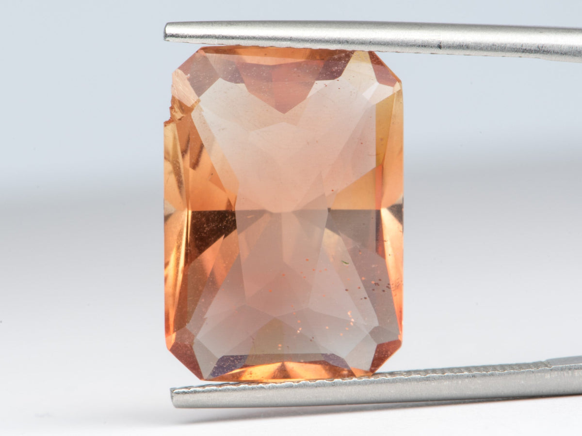 9.25ct Rectangle Shape Oregon Sunstone 16.8*11.9*7.1mm SU121 Aurora Designer