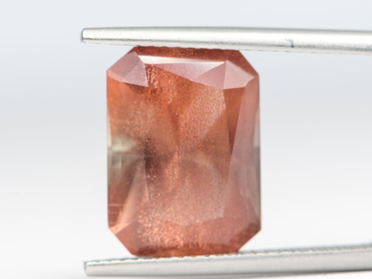 6.27ct Rectangle Shape Oregon Sunstone 13.8*10.0*7.1mm SU122 Aurora Designer