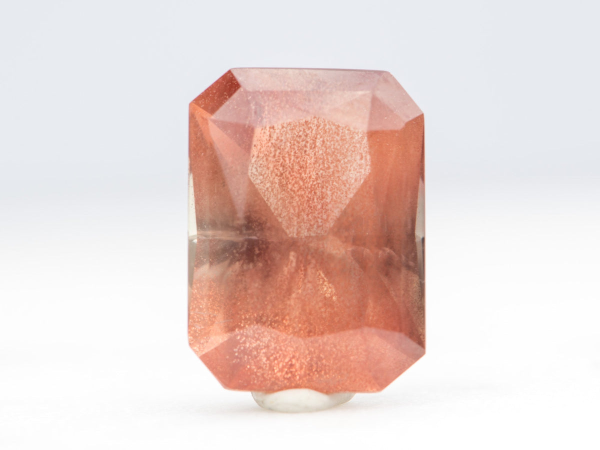 6.27ct Rectangle Shape Oregon Sunstone 13.8*10.0*7.1mm SU122 Aurora Designer