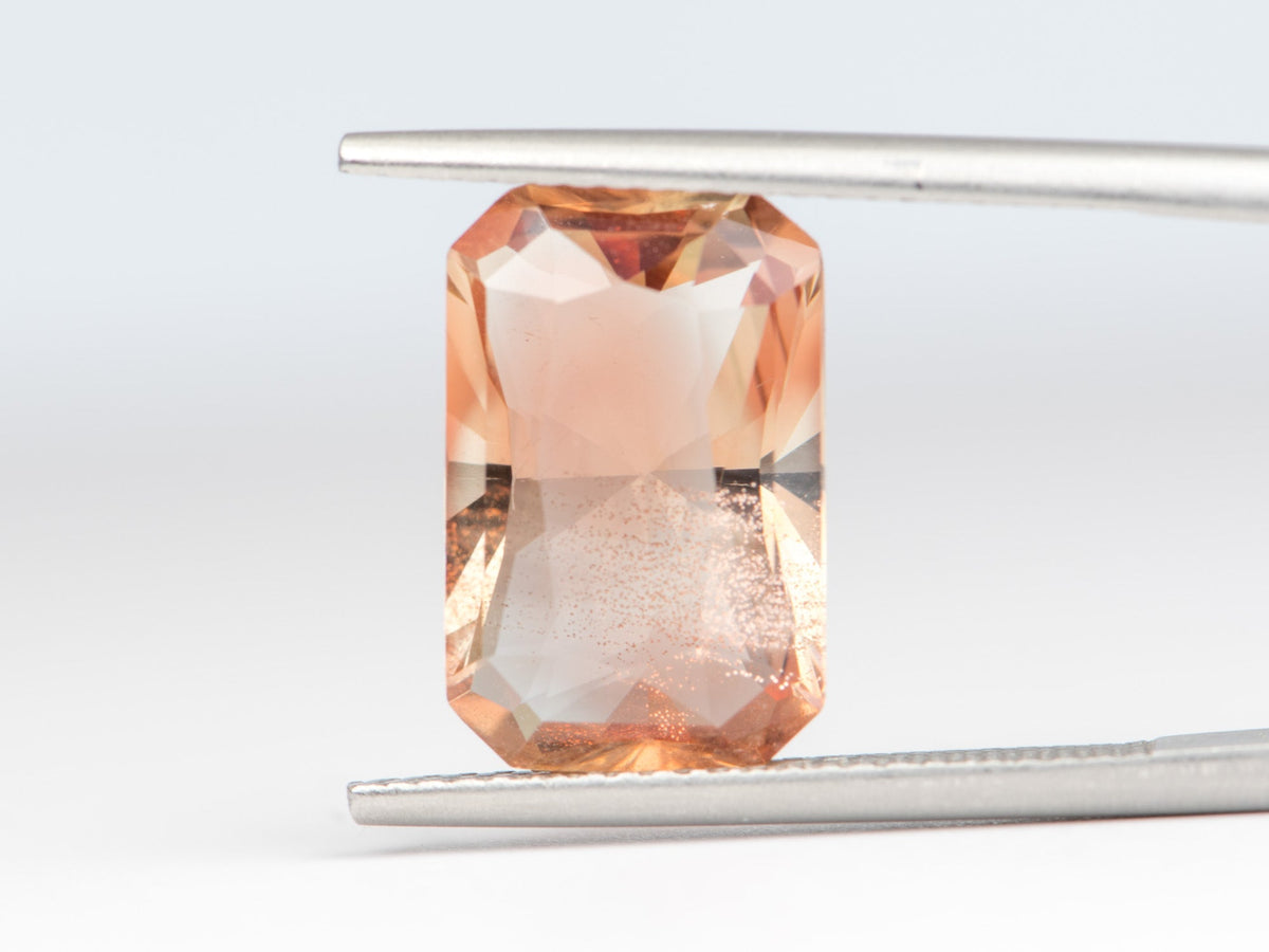 5.01ct Rectangle Shape Oregon Sunstone 13.9*9.0*5.8mm SU123 Aurora Designer