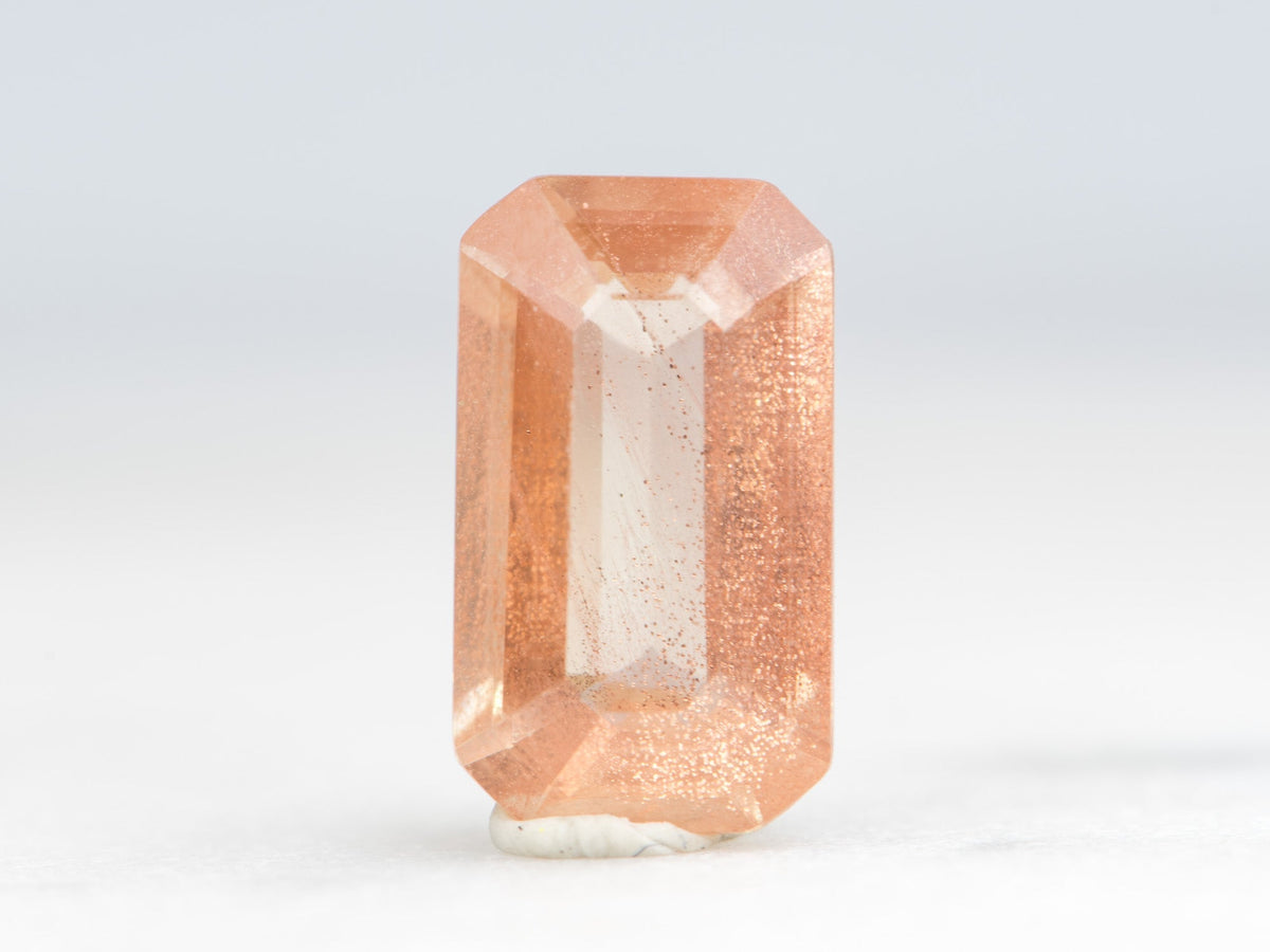 3ct Rectangle Shape Oregon Sunstone 12.0*6.9*4.8mm SU124 Aurora Designer