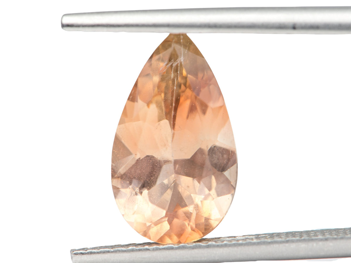 2.39ct Pear Shape Oregon Sunstone 12.8*7.5*5.0mm SU128 Aurora Designer
