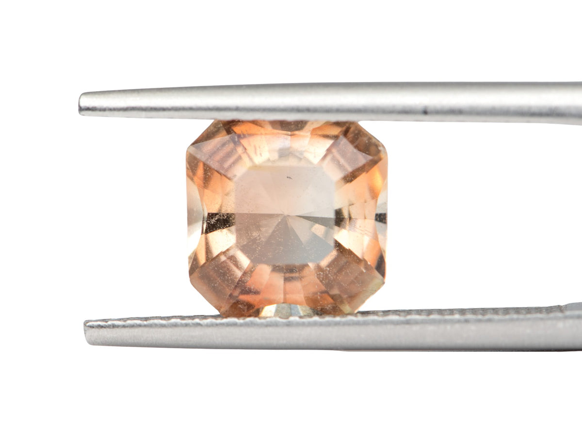 1.95ct Square Shape Oregon Sunstone 8.0*8.0*4.9mm SU134 Aurora Designer
