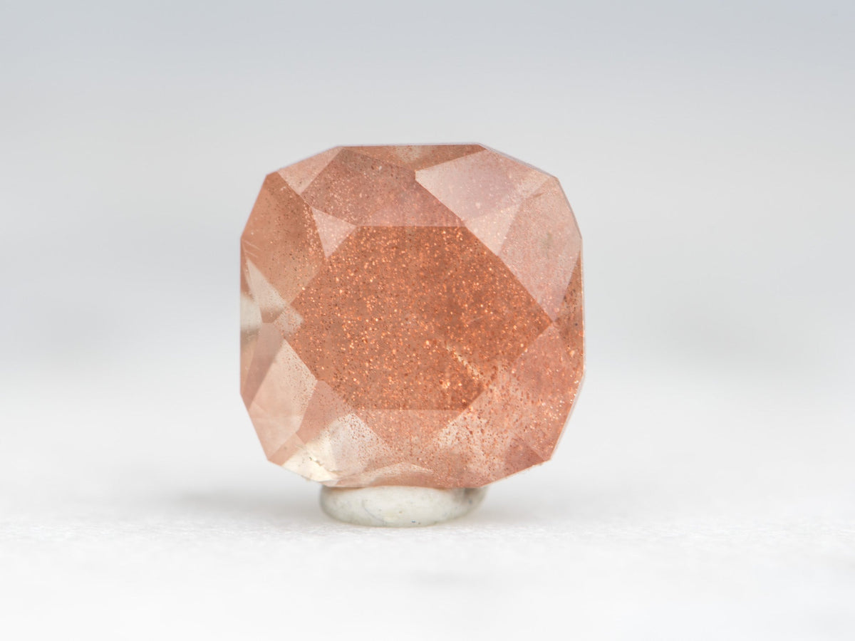 2.18ct Square Shape Oregon Sunstone 8.0*8.0*5.7mm SU135 Aurora Designer